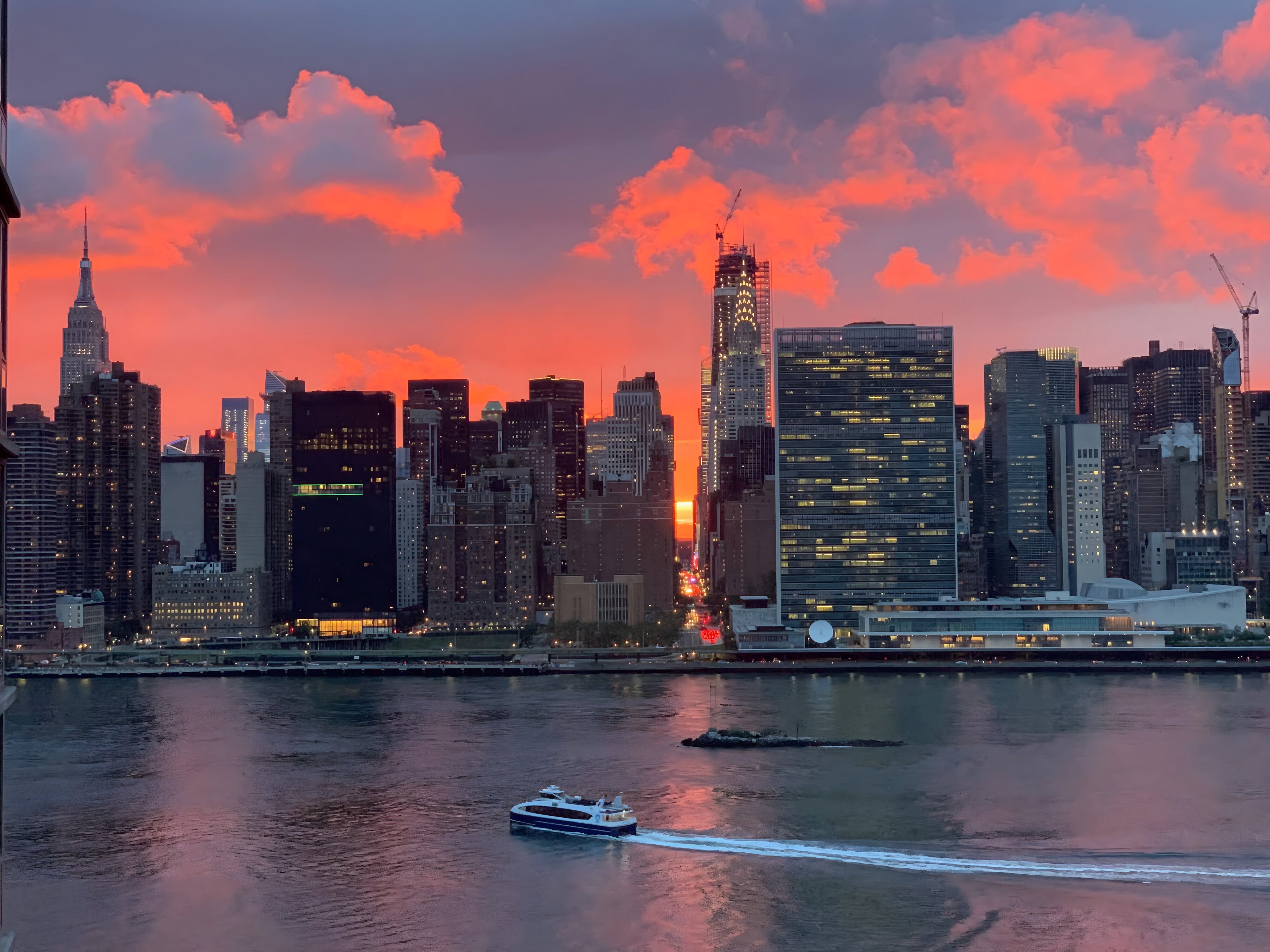 Manhattan Coral Hour fine-art print