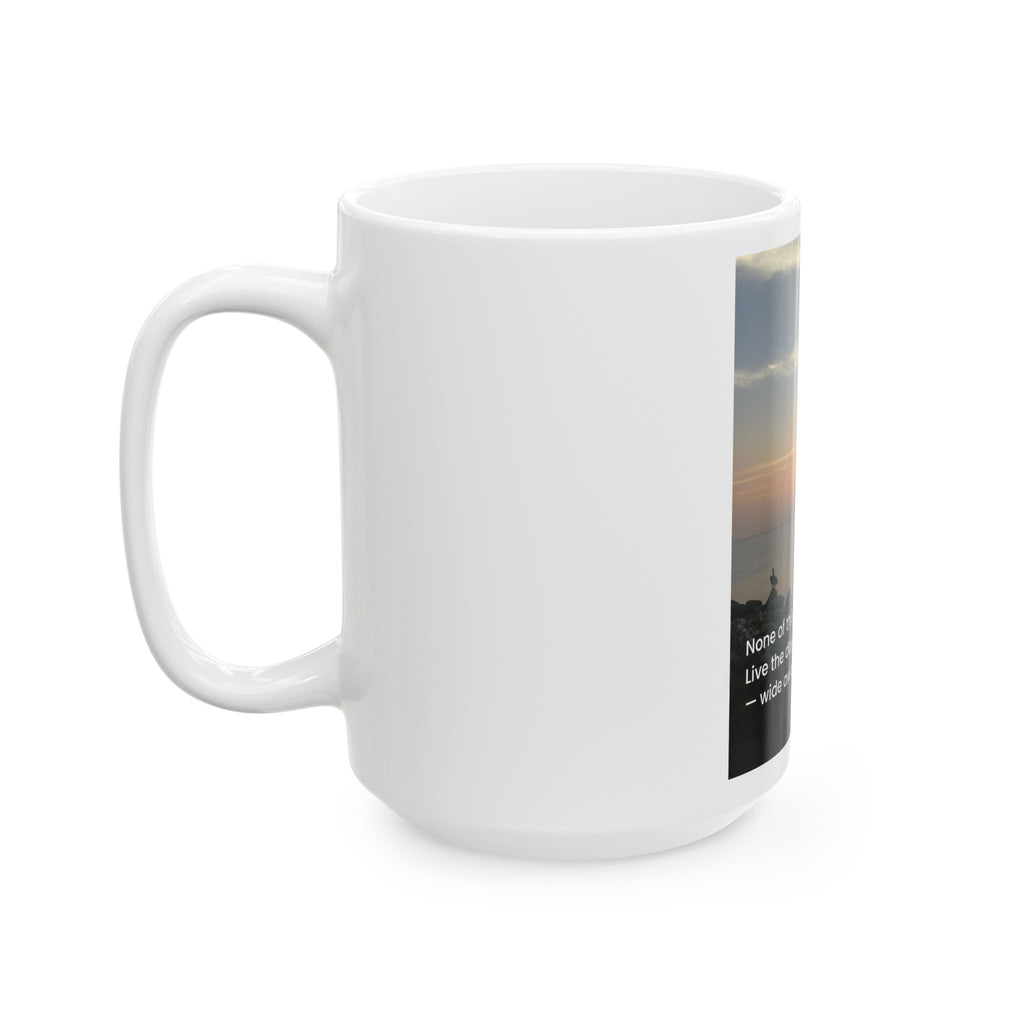 Rising Reflection — Wide Awake · Ceramic Mug