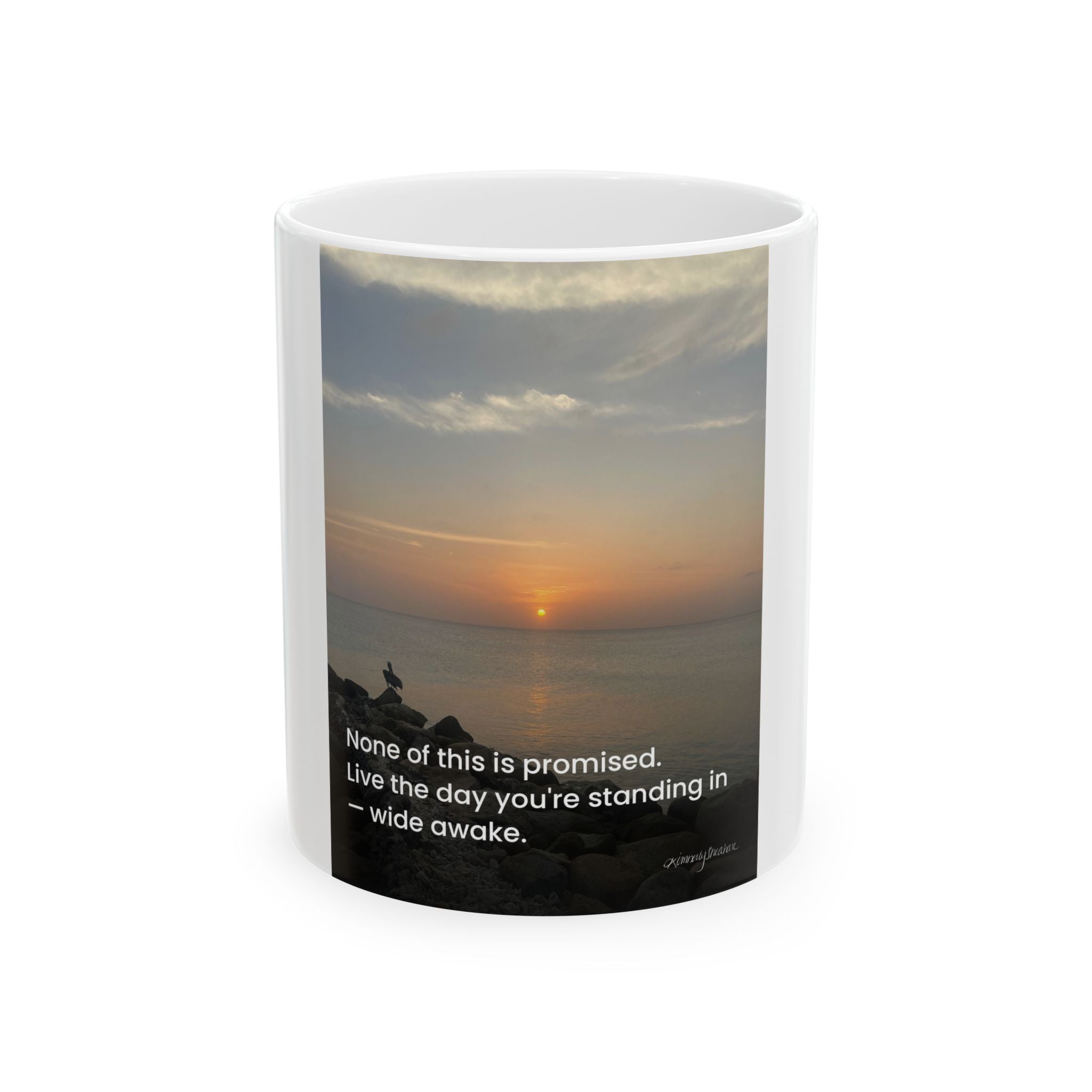Rising Reflection — Wide Awake · Ceramic Mug
