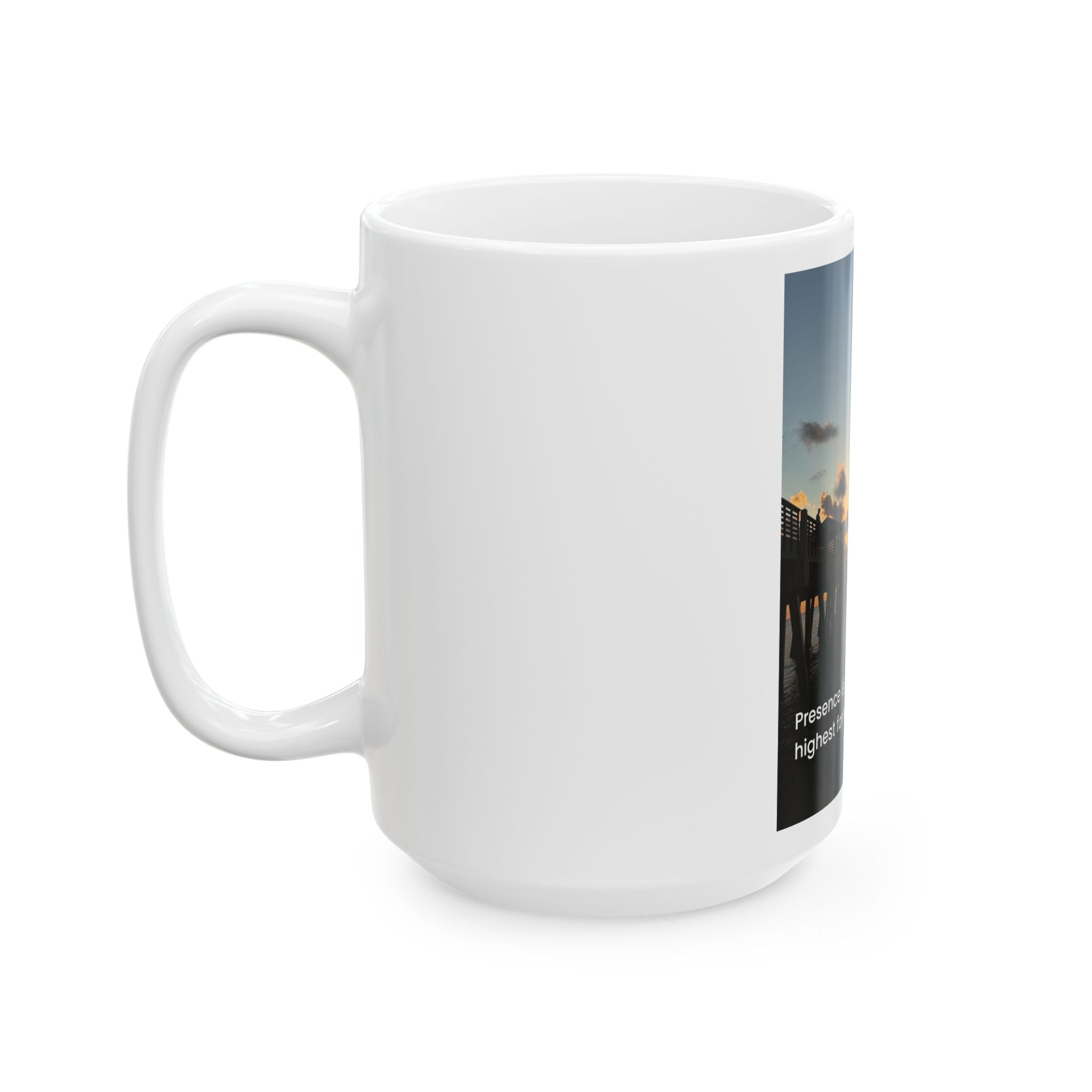 Rising Reflection — Presence · Ceramic Mug