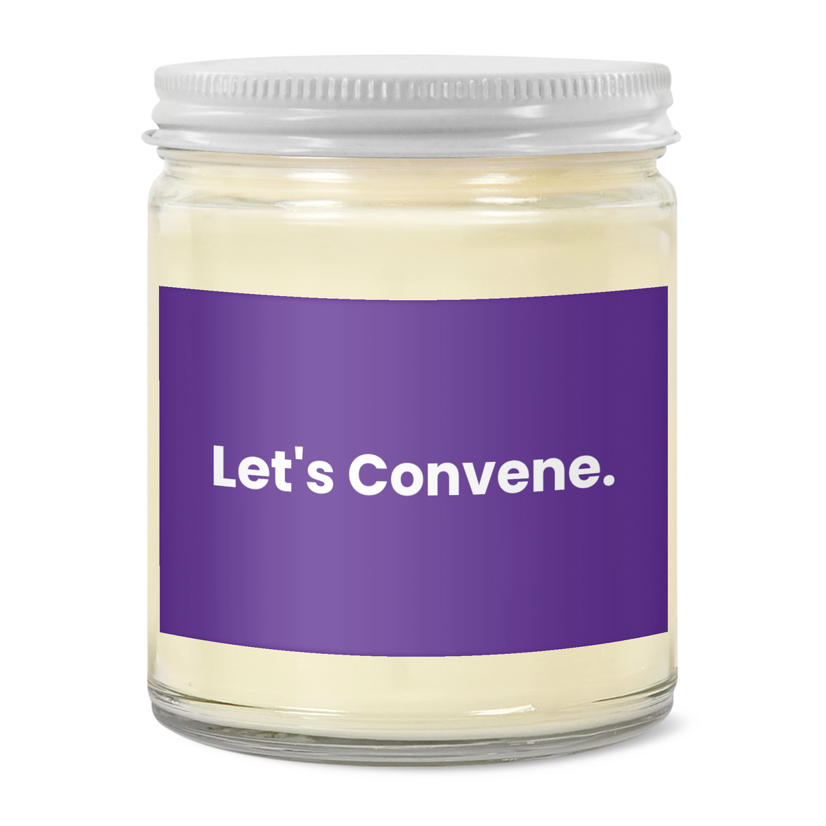 Let's Convene. · Soy Candle