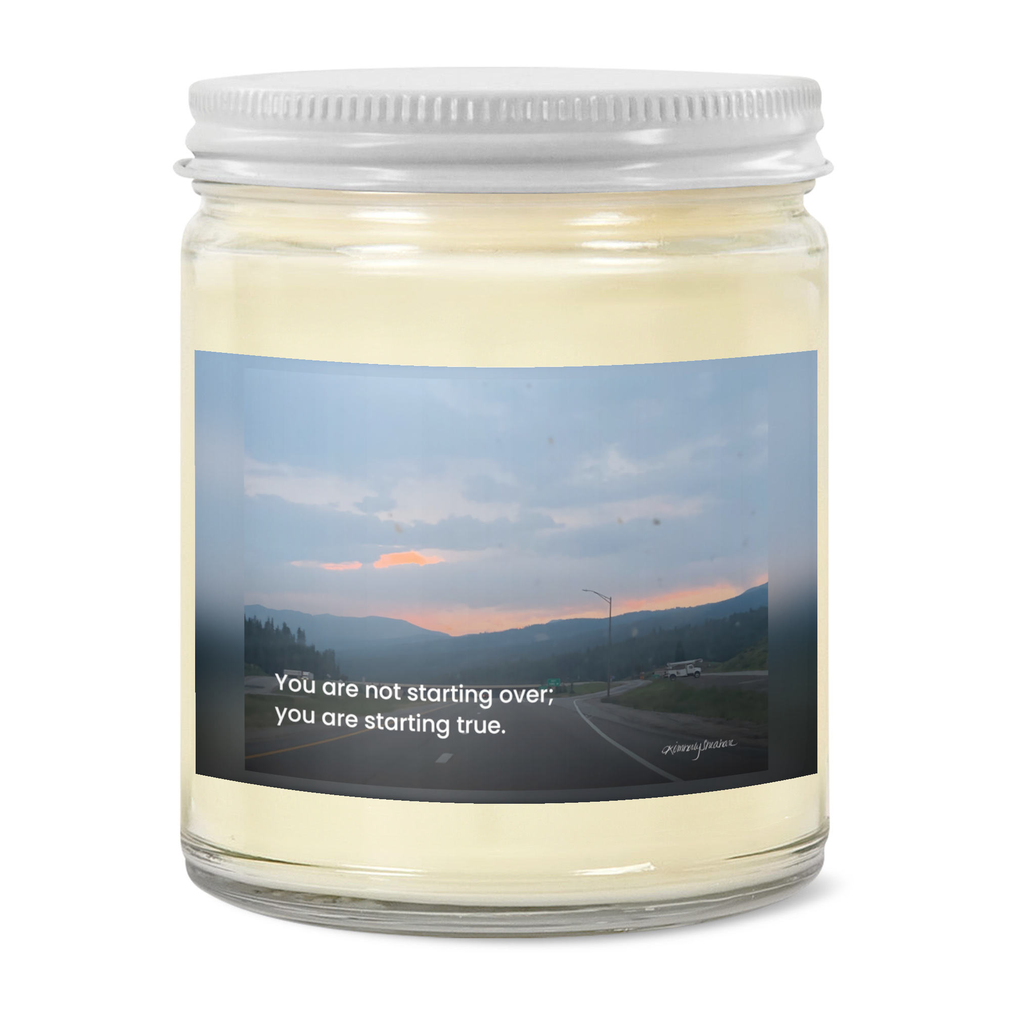 Rising Reflection — Starting True · Soy Candle