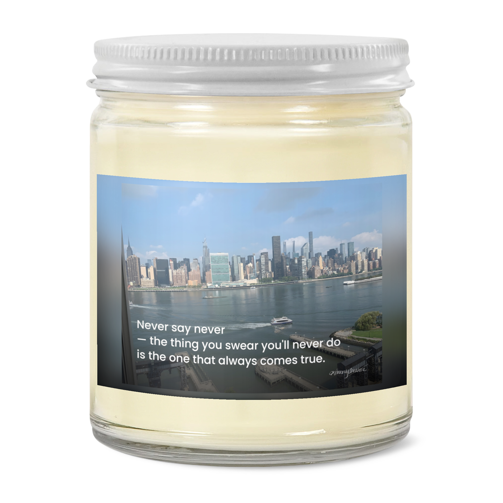 Rising Reflection — Never Say Never · Soy Candle