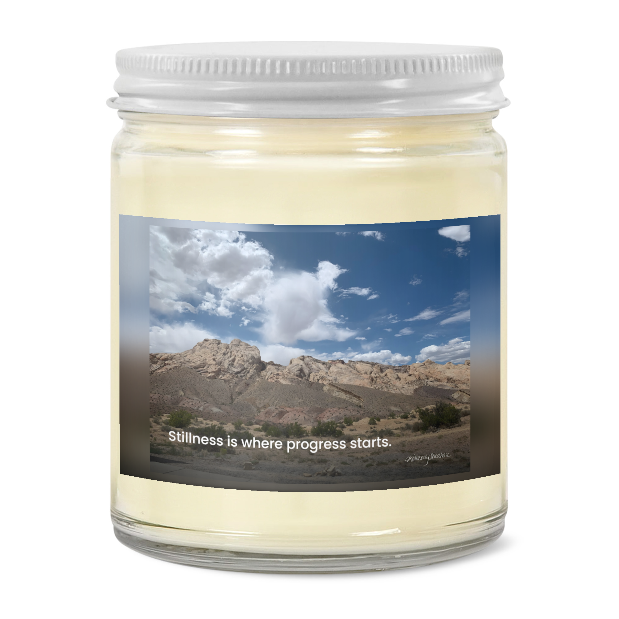 Rising Reflection — Progress · Soy Candle