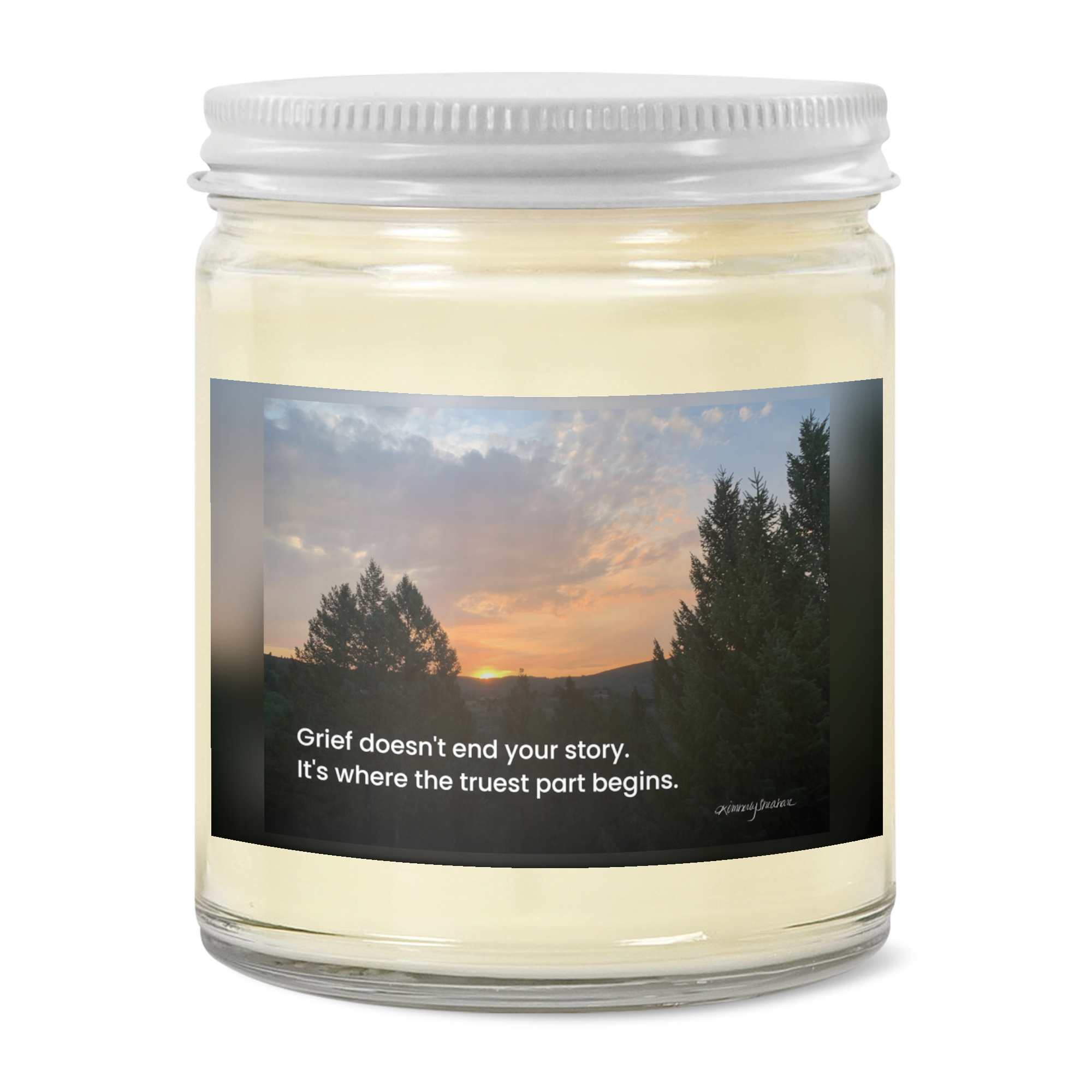 Rising Reflection — Grief · Soy Candle