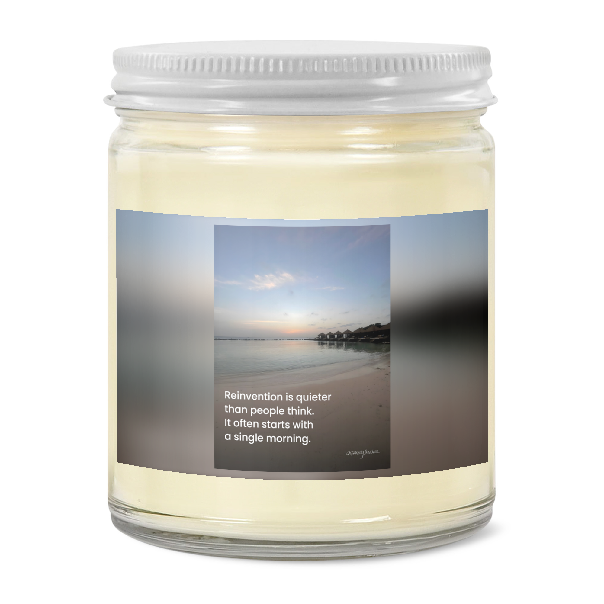 Rising Reflection — A Single Morning · Soy Candle