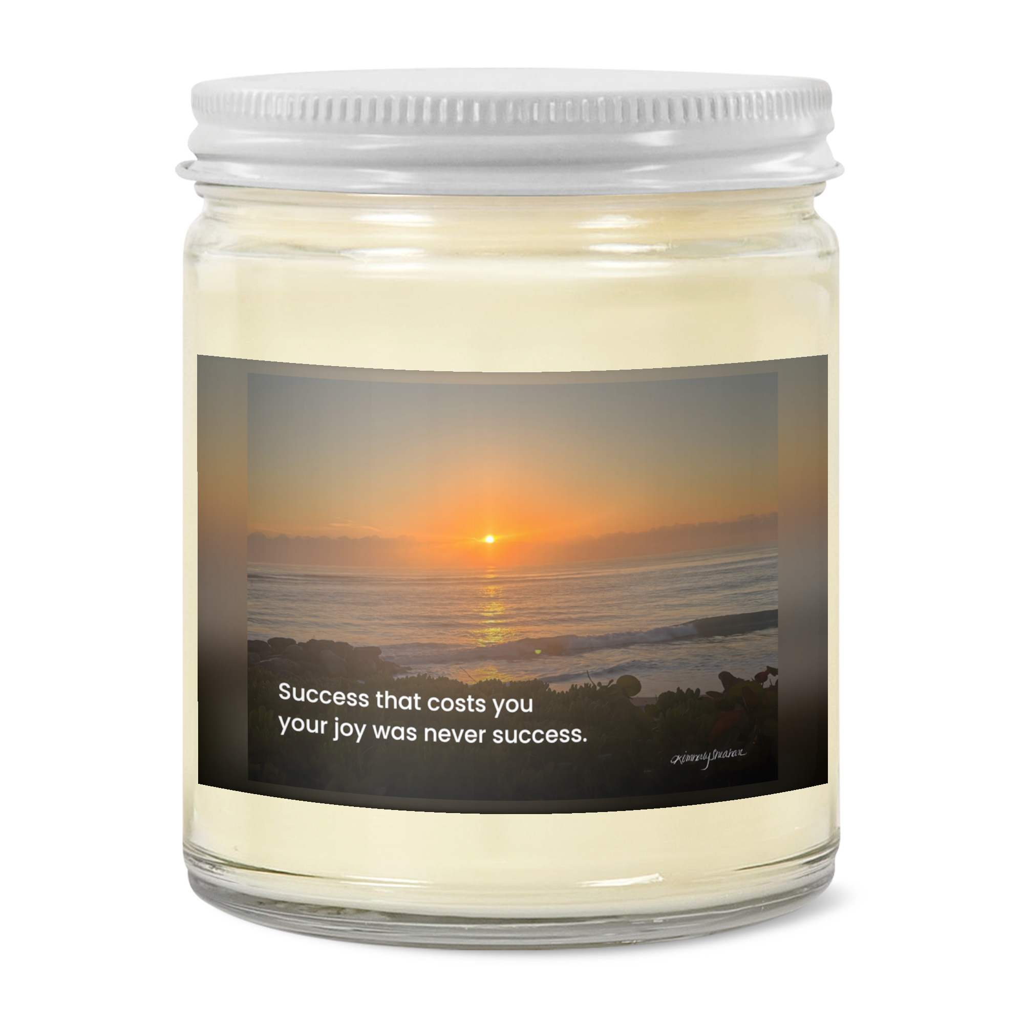 Rising Reflection — Real Success · Soy Candle