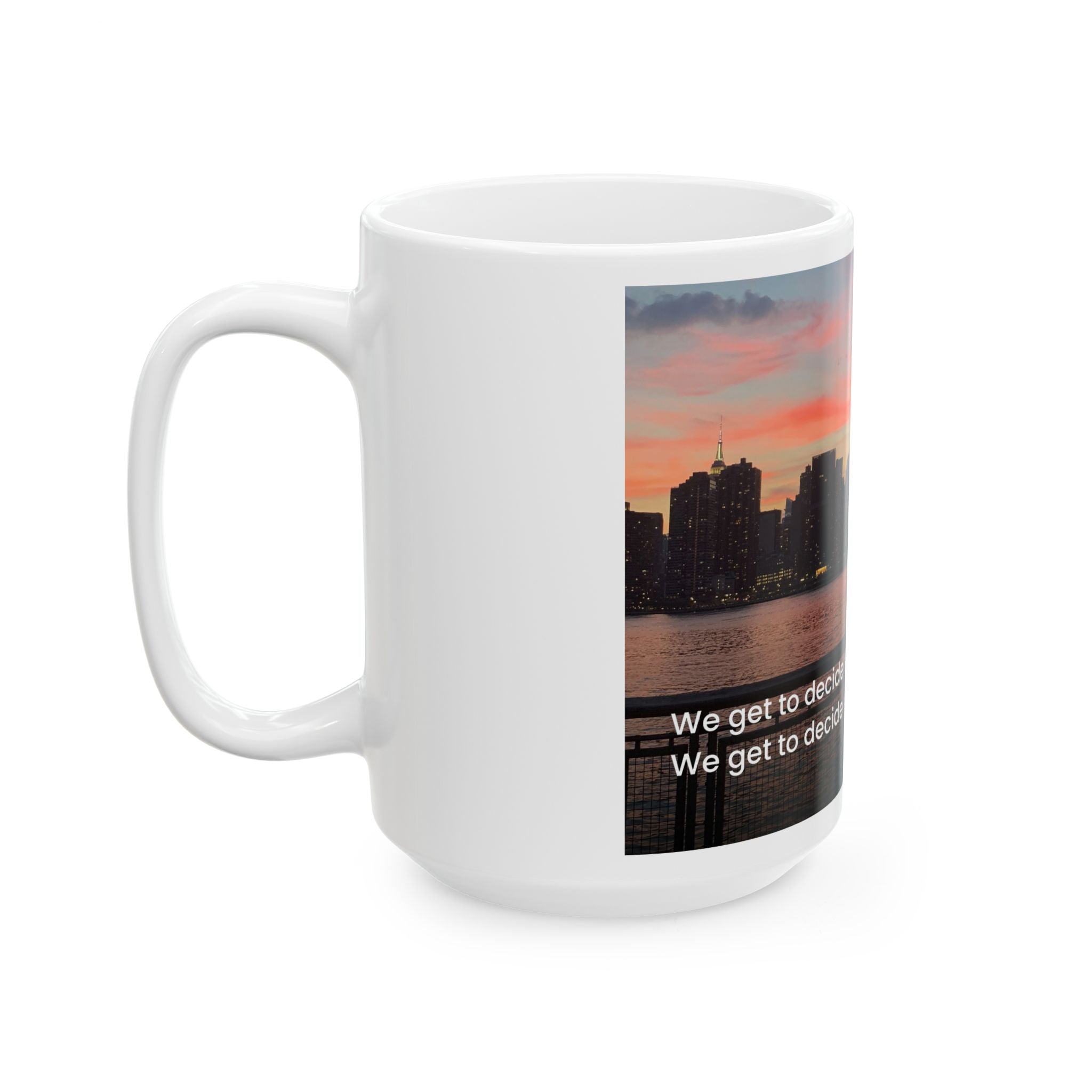 Rising Reflection — The Finish Line · Ceramic Mug
