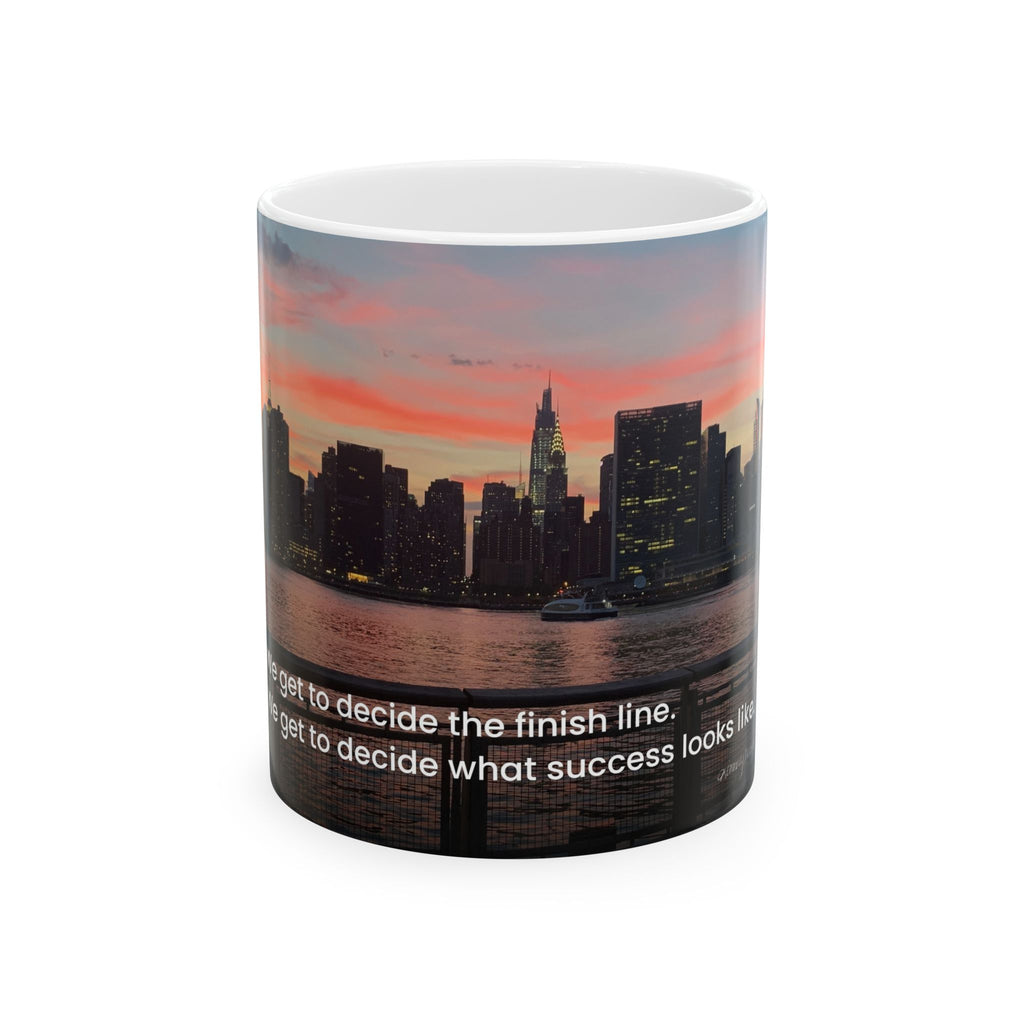 Rising Reflection — The Finish Line · Ceramic Mug