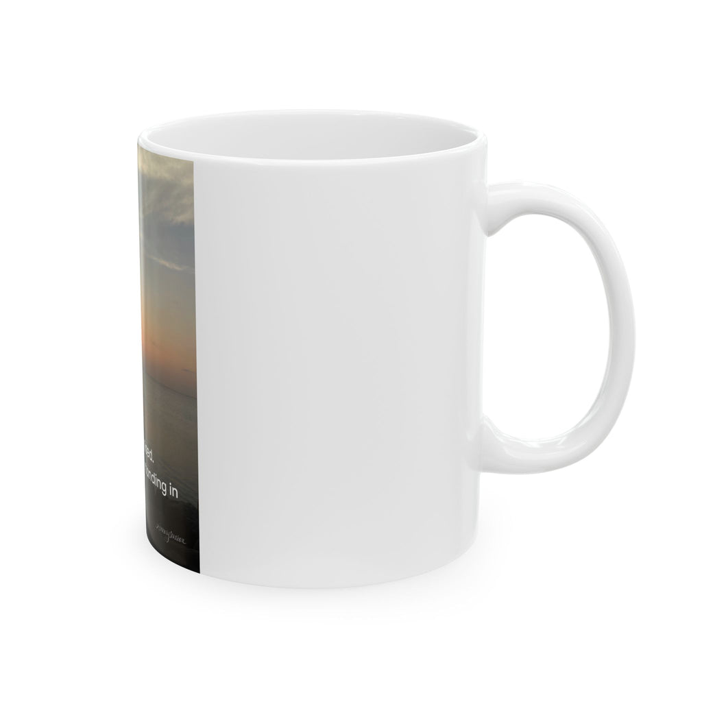 Rising Reflection — Wide Awake · Ceramic Mug