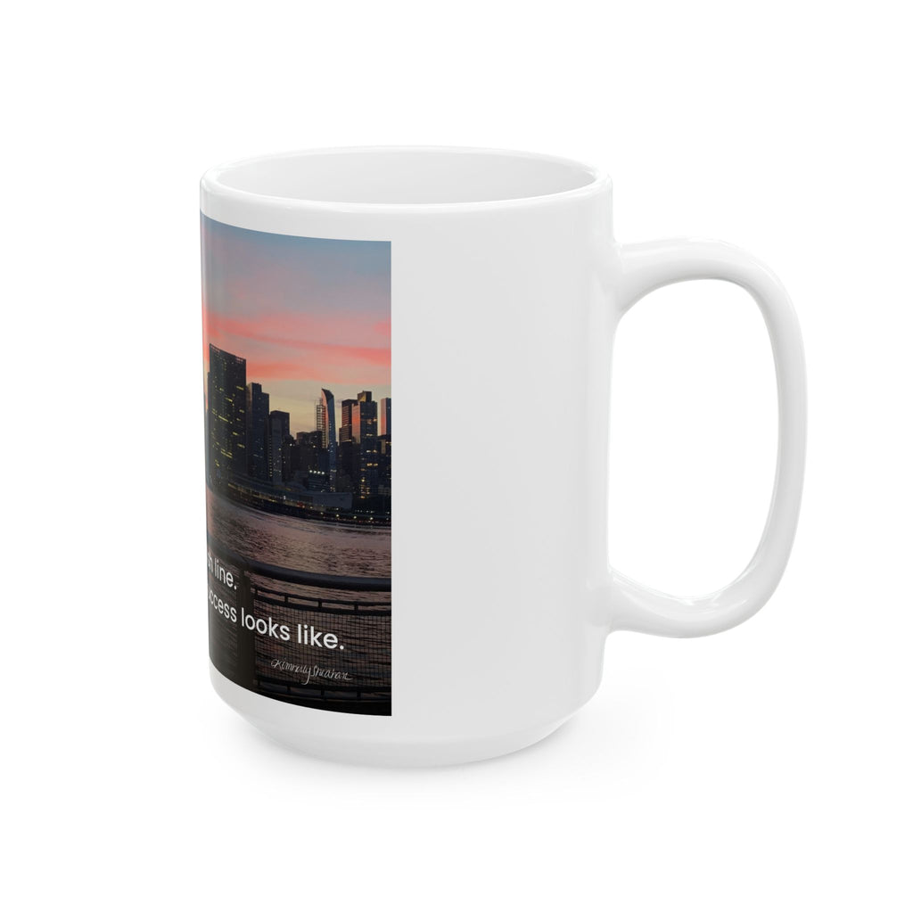 Rising Reflection — The Finish Line · Ceramic Mug