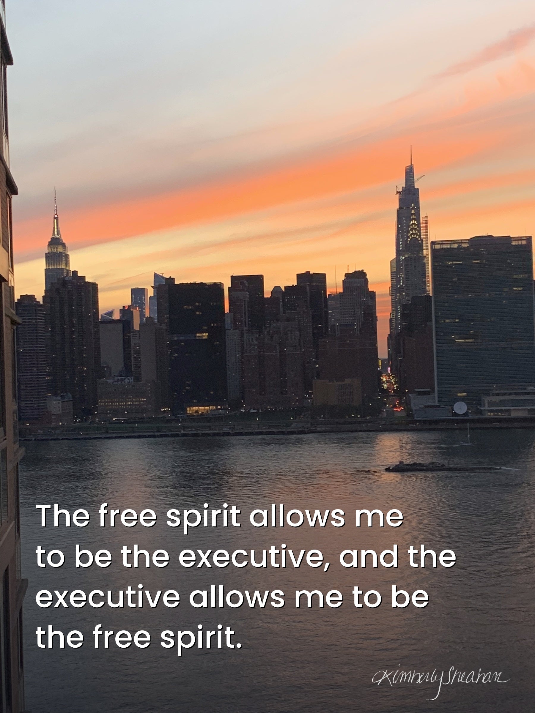 Rising Reflection — Free Spirit poster