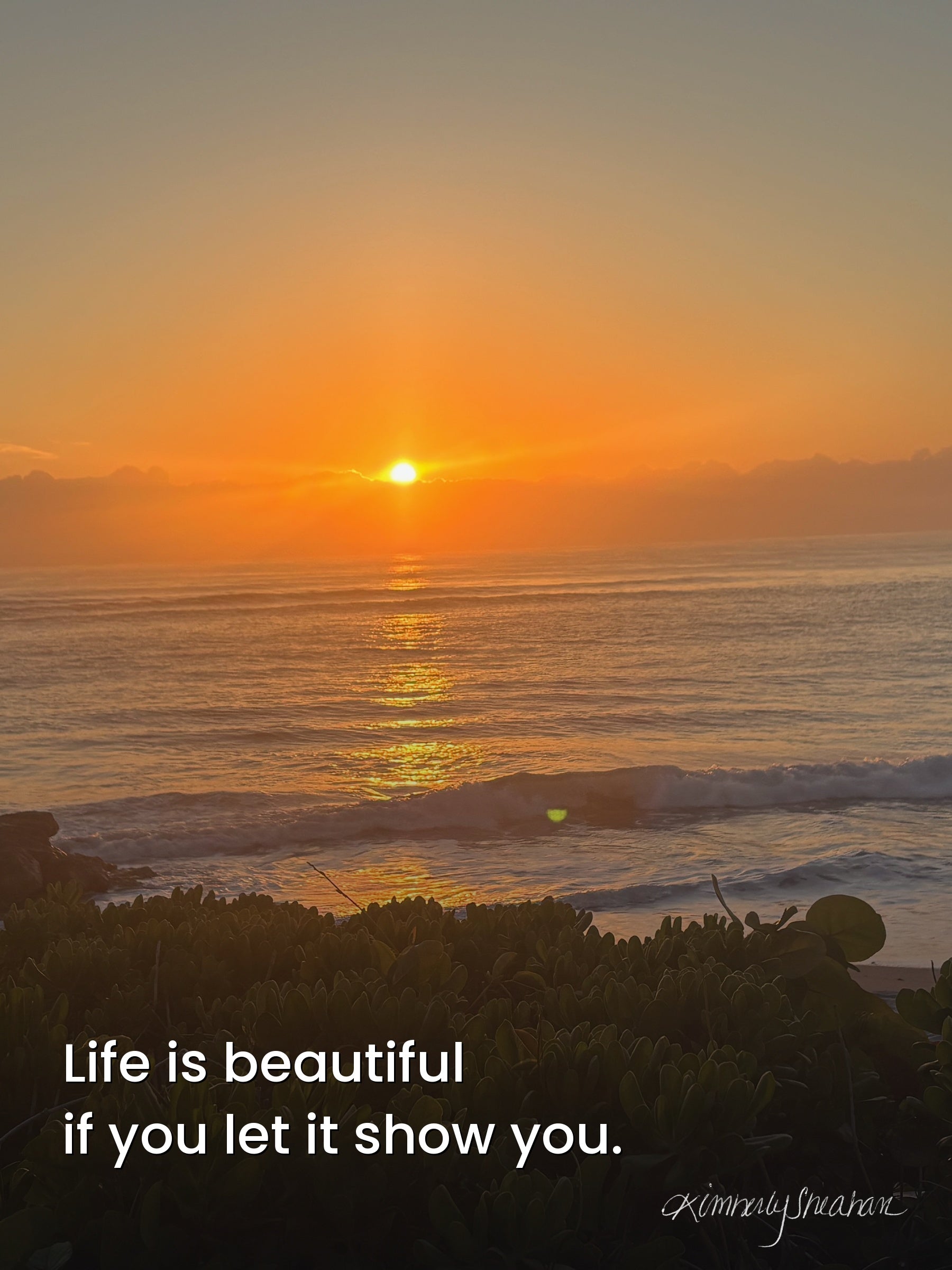 Rising Reflection — Life Is Beautiful poster