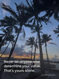 Rising Reflection — Determine Your Value poster
