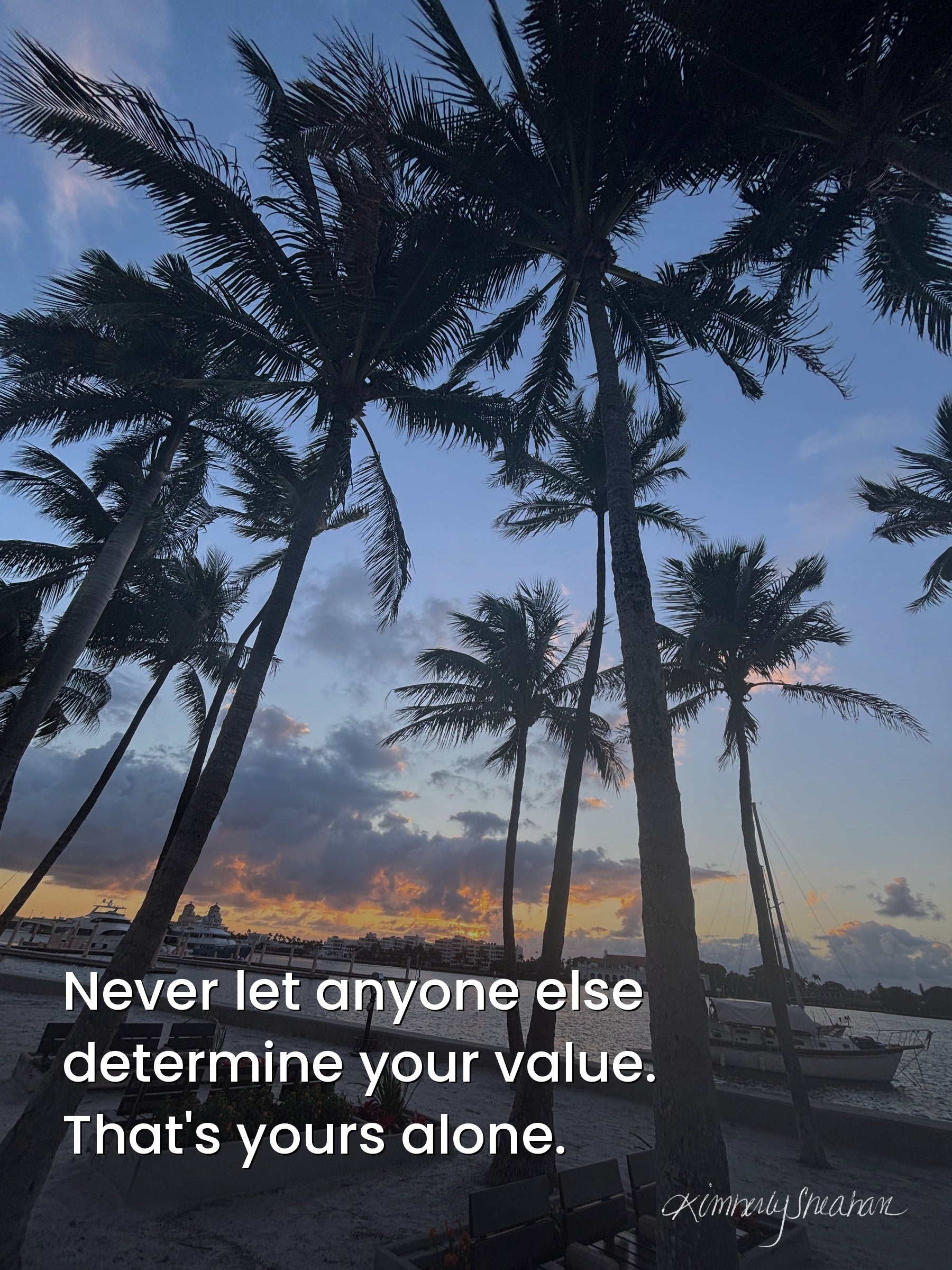 Rising Reflection — Determine Your Value poster