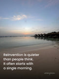 A Single Morning — Rising Reflection journal cover