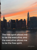 Free Spirit — Rising Reflection journal cover