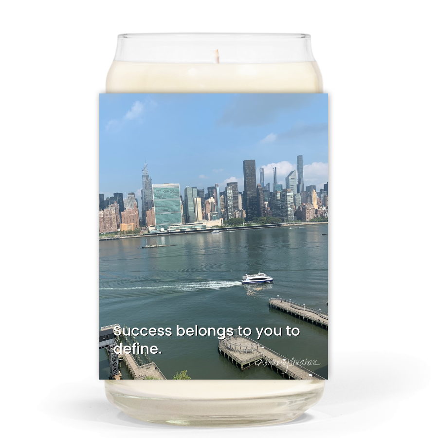 Rising Reflection — Success Is Yours to Define · Soy Candle