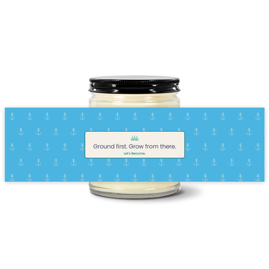 Turquoise Horizon — Anchors · Coast · Soy Candle