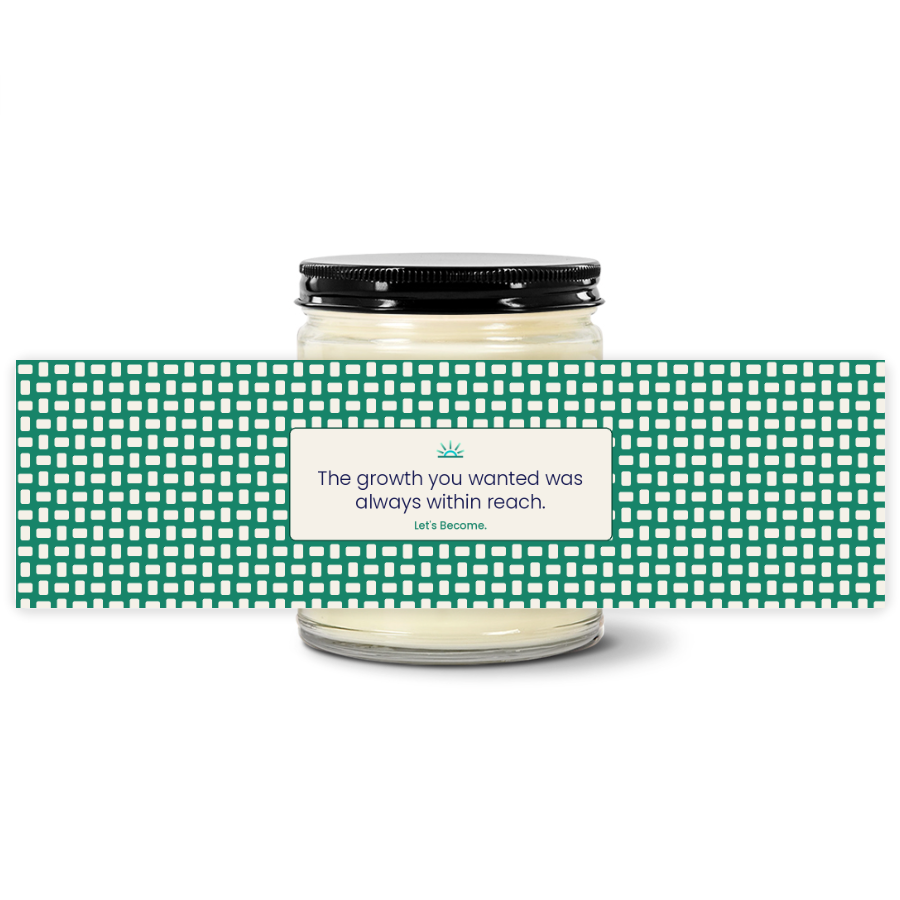 Turquoise Horizon — Basketweave · Jade · Soy Candle