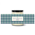 Turquoise Horizon — Gingham · Cream · Soy Candle