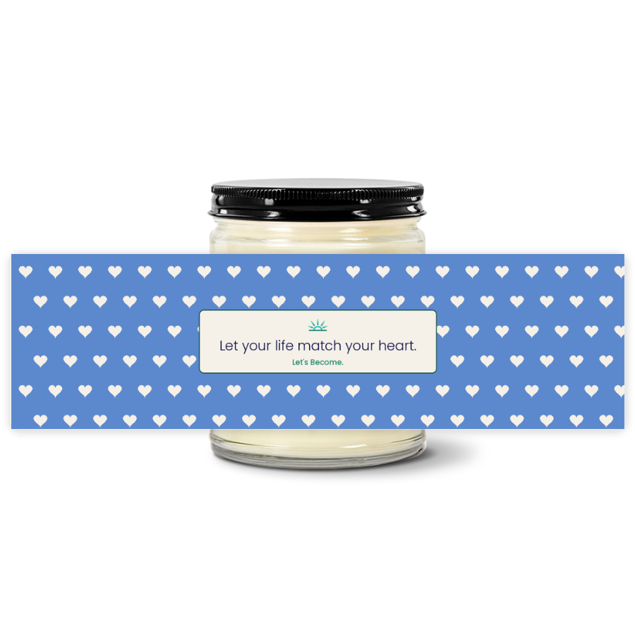 Turquoise Horizon — Heart · Sky · Soy Candle