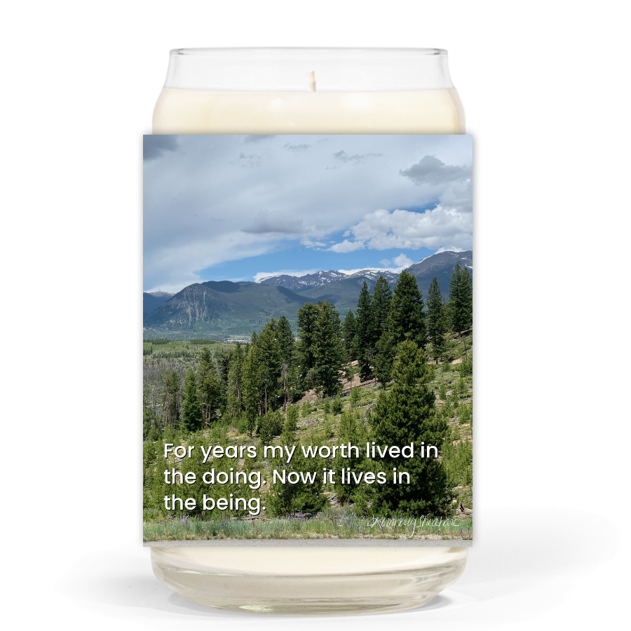 Rising Reflection — Worth Lives in the Being · Soy Candle