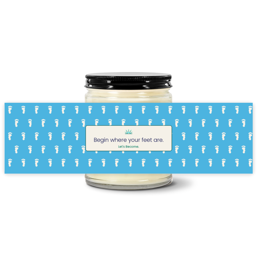 Turquoise Horizon — Barefoot · Coast · Soy Candle