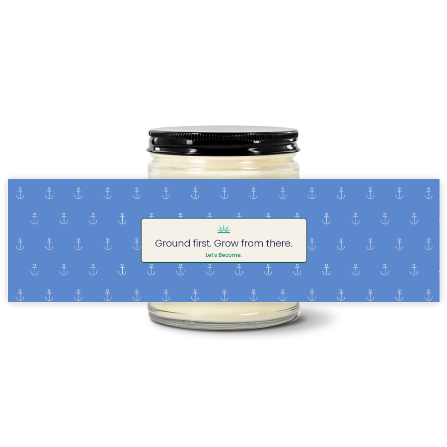 Turquoise Horizon — Anchors · Sky · Soy Candle