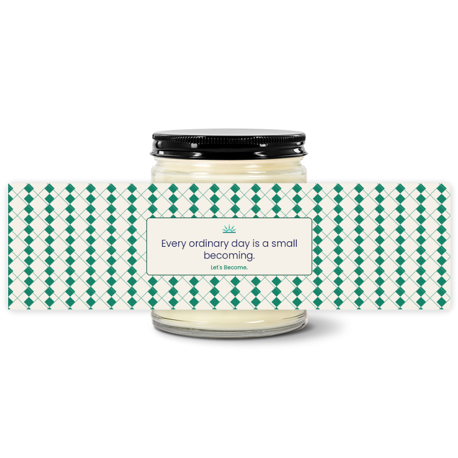 Turquoise Horizon — Harlequin · Jade · Soy Candle