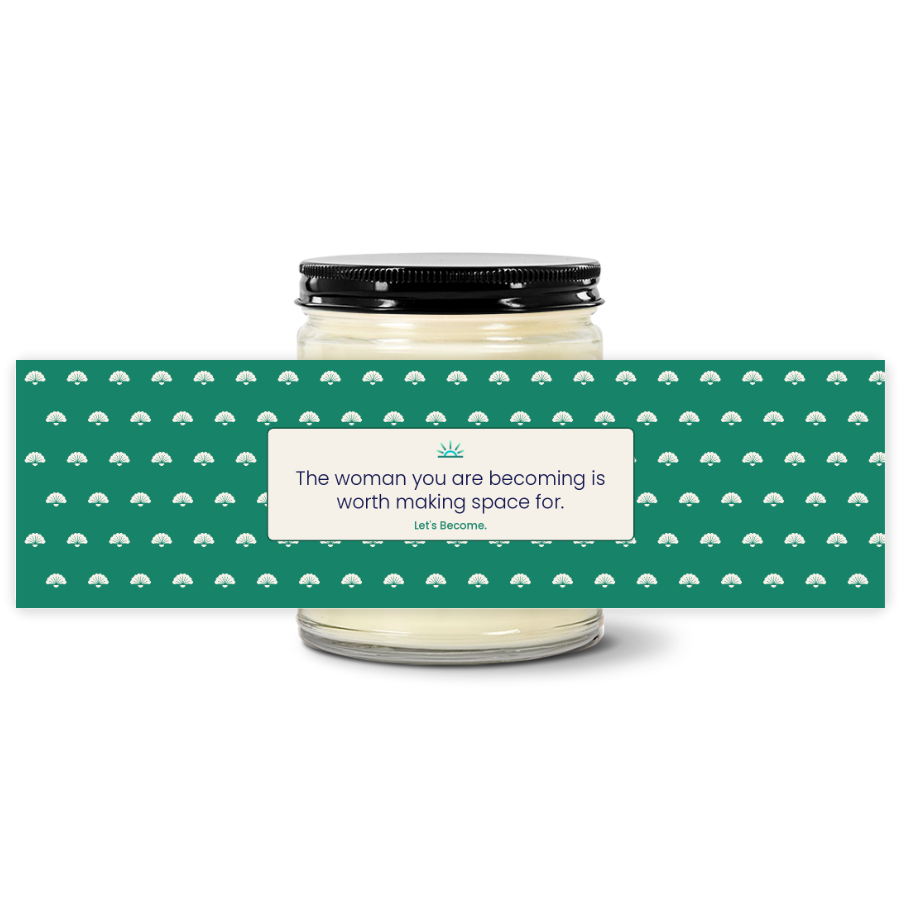 Turquoise Horizon — Seashell · Jade · Soy Candle
