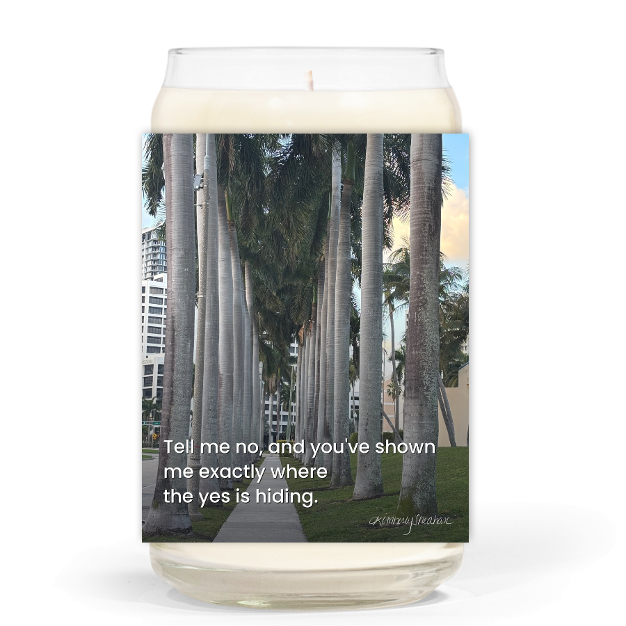 Rising Reflection — Where the Yes Is Hiding · Soy Candle