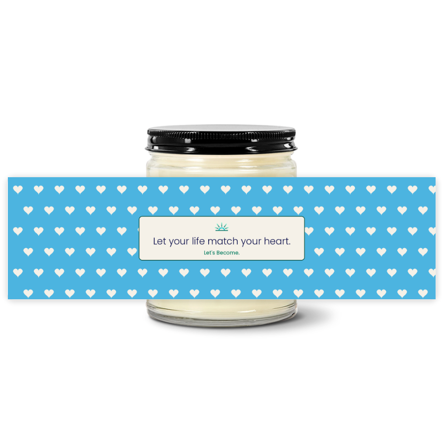 Turquoise Horizon — Heart · Coast · Soy Candle