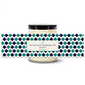 Turquoise Horizon — Quatrefoil · Cream · Soy Candle