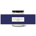 Turquoise Horizon — Polka Dot · Navy · Soy Candle