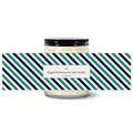 Turquoise Horizon — Diagonal · Cream · Soy Candle