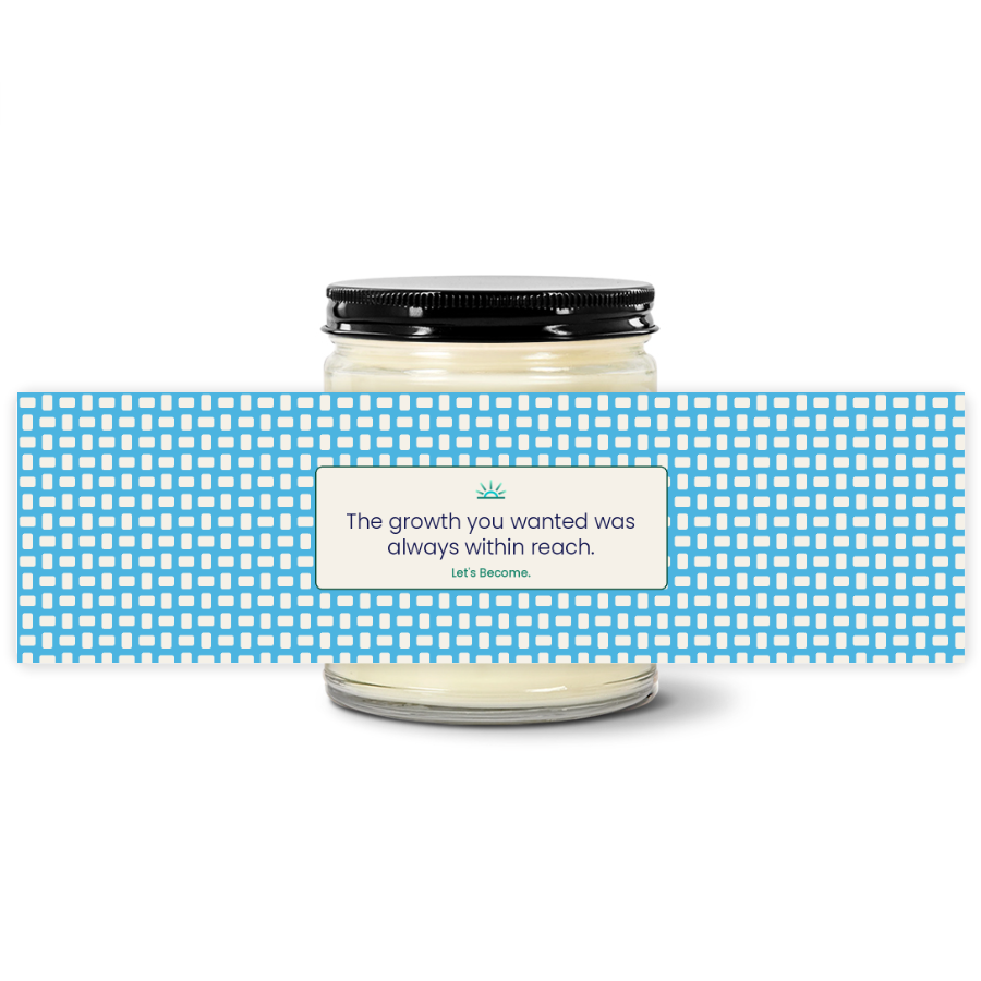 Turquoise Horizon — Basketweave · Coast · Soy Candle
