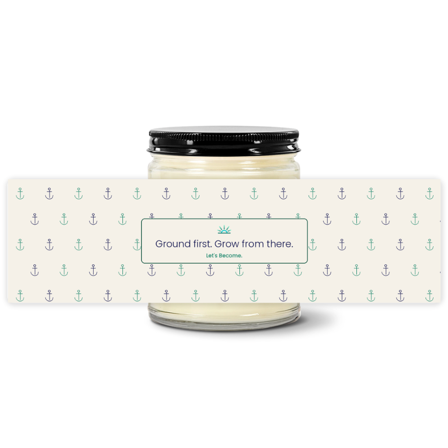 Turquoise Horizon — Anchors · Cream · Soy Candle