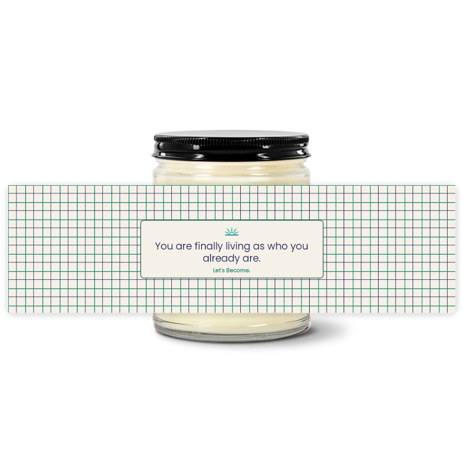 Turquoise Horizon — Tattersall · Cream · Soy Candle