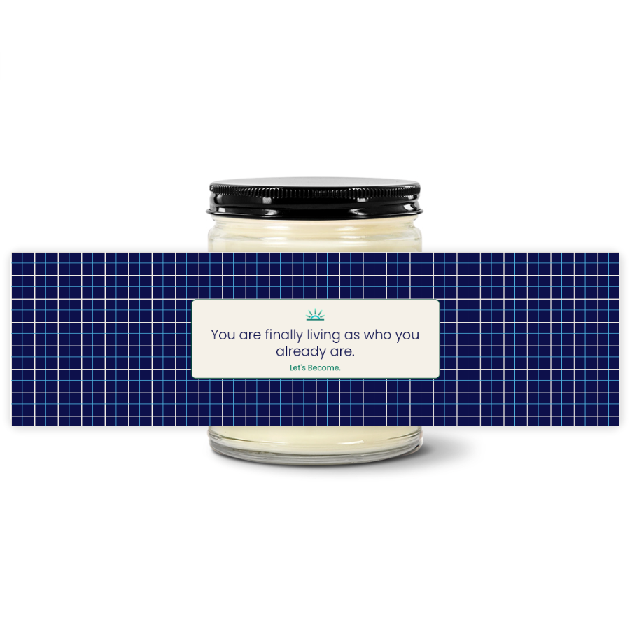 Turquoise Horizon — Tattersall · Navy · Soy Candle