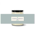 Turquoise Horizon — Herringbone · Cream · Soy Candle