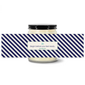 Turquoise Horizon — Diagonal · Navy · Soy Candle